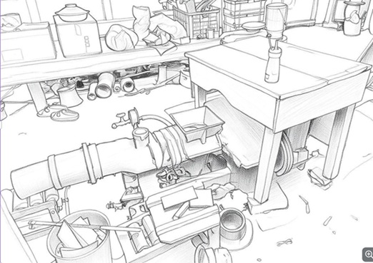 機械で粘土を成形して使いやすい状態に整える工程